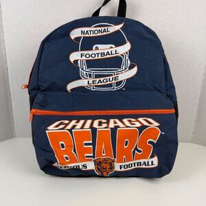 Vintage Chicago Bears NFL‎ Backpack Blue
